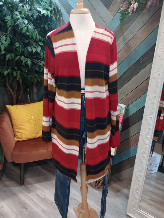 Cranberry Cardigan Duster